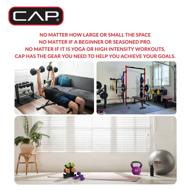 Alt view image 2 of 7 - CAP 2lb Neoprene Dumbbell, Yellow, Single