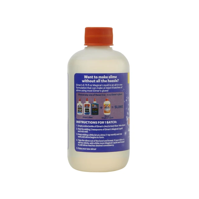 Alt view image 3 of 5 - Elmer's Slime Activator, Updated Formula for Twice as Much Slime, 8.75fl oz