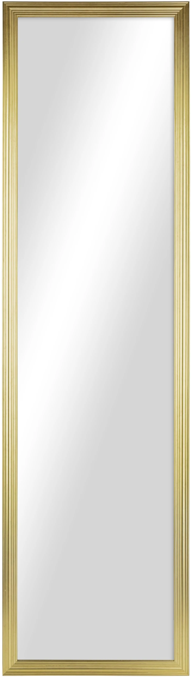 Main image of Mainstays Gold Rectangle Full-Length Wall or Door Mirror, 13.5in x 49.5in