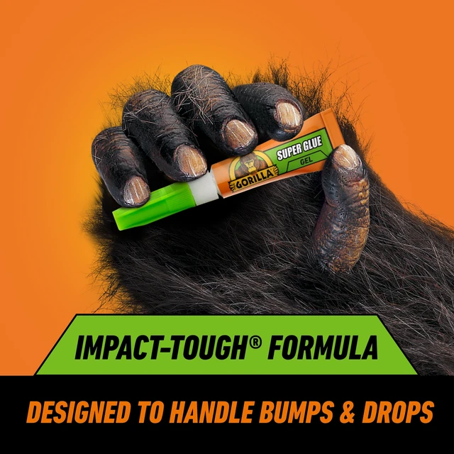 Alt view image 4 of 5 - Gorilla Clear Super Glue Gel, 3g Tube