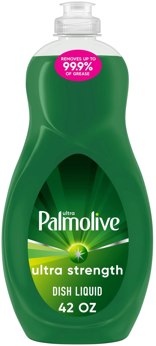 Main image of Palmolive Ultra Strength Liquid Dish Soap, 42fl oz Bottle, Cuts Grease and Grime, No Soaking Needed