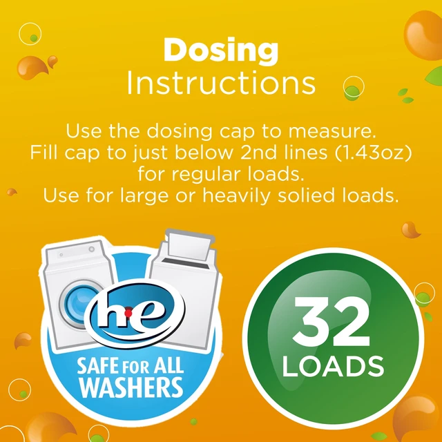Alt view image 3 of 6 - Great Value Ultimate Fresh Laundry Detergent Original Clean 46fl oz 32Loads