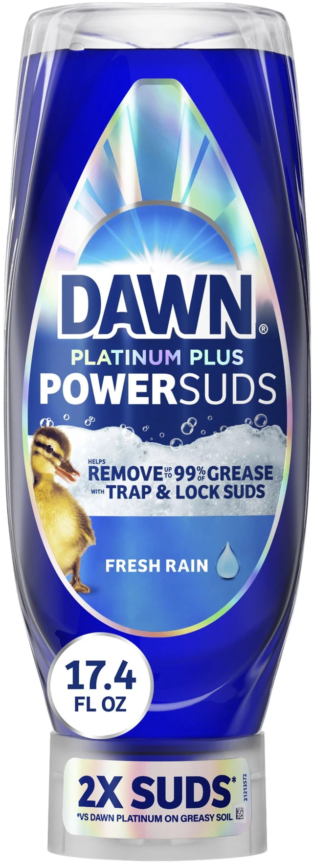 Main image of Dawn Platinum Plus PowerSuds Liquid Dish Soap 17.4oz EZ-Squeeze Bottle
