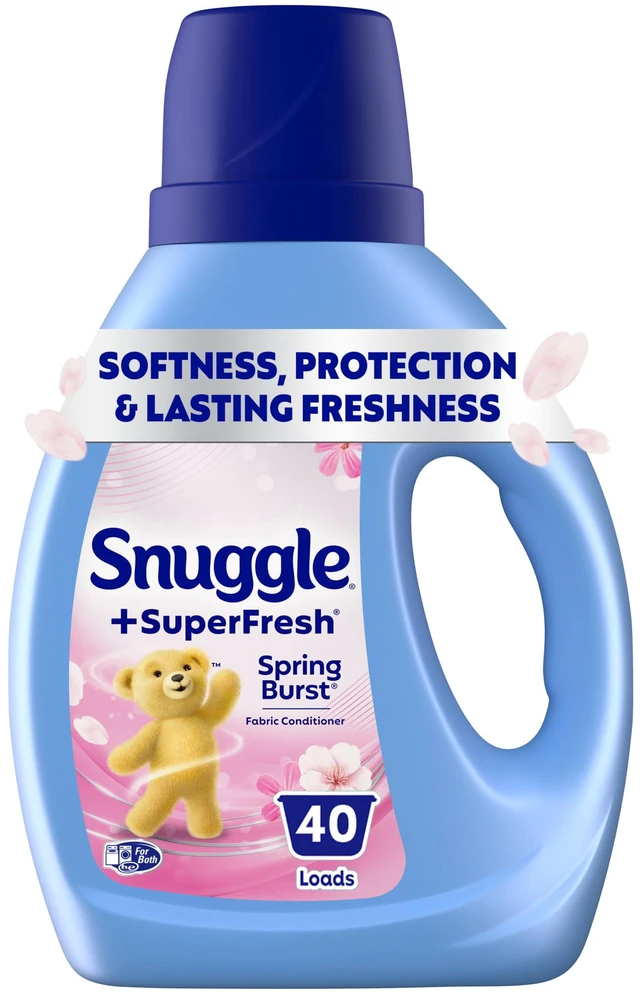 Main image of Snuggle SuperFresh Liquid Fabric Softener, Spring Burst, Odor Eliminating, 40 Loads