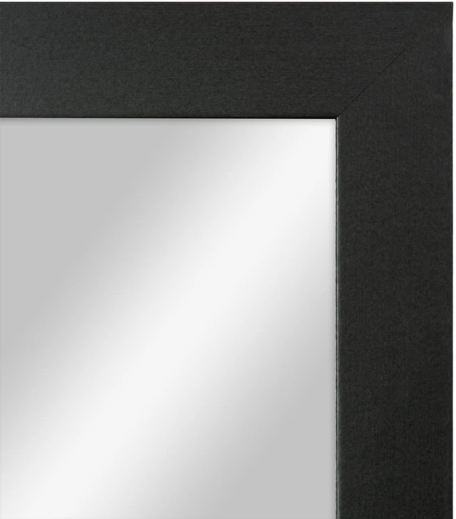 Alt view image 6 of 6 - Mainstays Over-the-Door Rectangular Mirror, Black, 14.25in x 50.45in