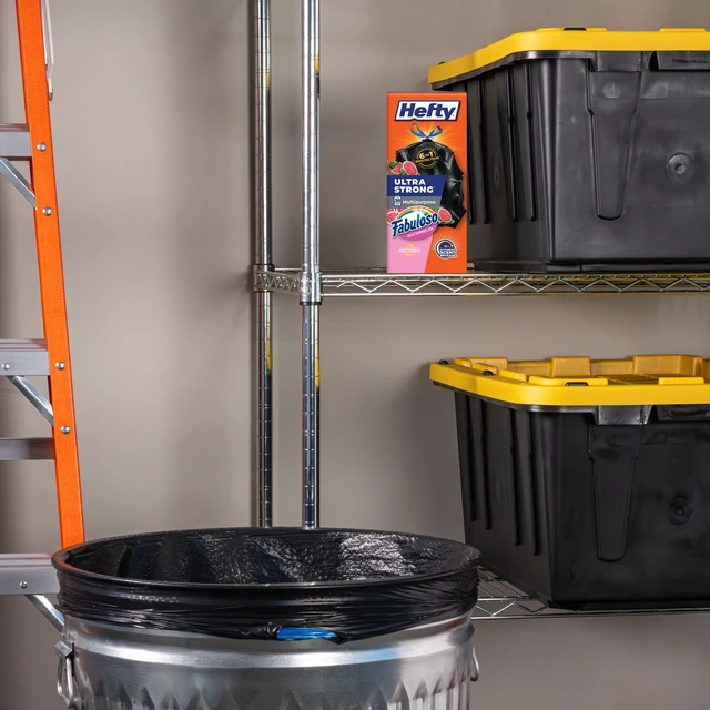 Alt view image 6 of 6 - Hefty Ultra Strong 30 Gallon Trash Bags, Black, Fabuloso Watermelon Scent, 20Bags