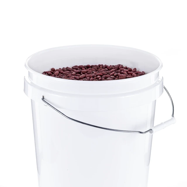 Alt view image 4 of 6 - United Solutions 5 Gallon Round Utility Bucket With Comfort Handle, Plastic, White, 2 Pack, PN0149