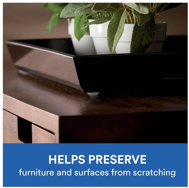 Alt view image 3 of 6 - Scotch Adhesive Bumper Pads, Clear, Rubber Cabinet Door Stoppers, Self-Stick, 1/2 inch., 20 Pack