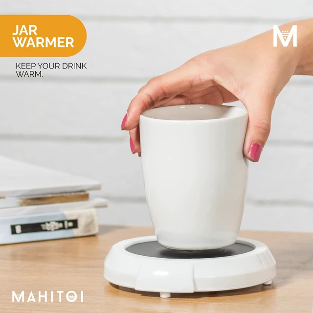 Alt view image 4 of 5 - Durable Heavy Portable Large Warmer Safe Plate for Candle Jar & Mug Warmer, Space Black Pack