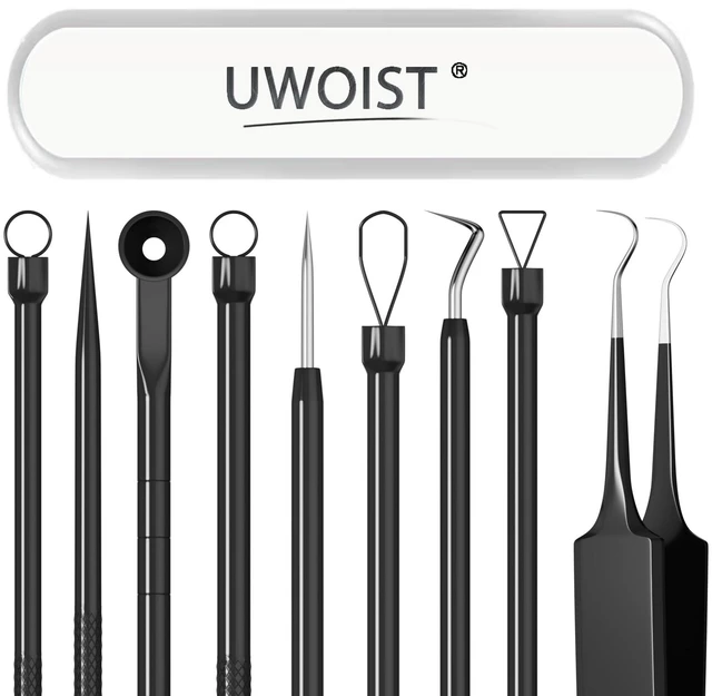 Main image of Blackhead Remover Tools Pimple Popper Tool Kit, Comedones Extractor Acne Removal Kit for Blemish, Black Head Remover for face Risk Free Treatment for Whitehead Popping