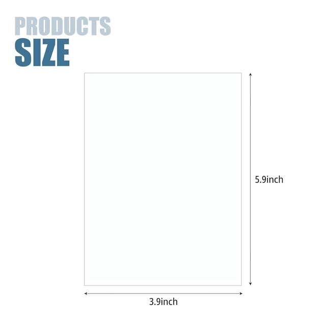 Alt view image 4 of 7 - 2 Pack Acrylic Sheets, 4x6 Inch Clear Acrylic Sheet Clear Plexiglass Sheet 1mm Thick for Crafts Picture Frame DIY