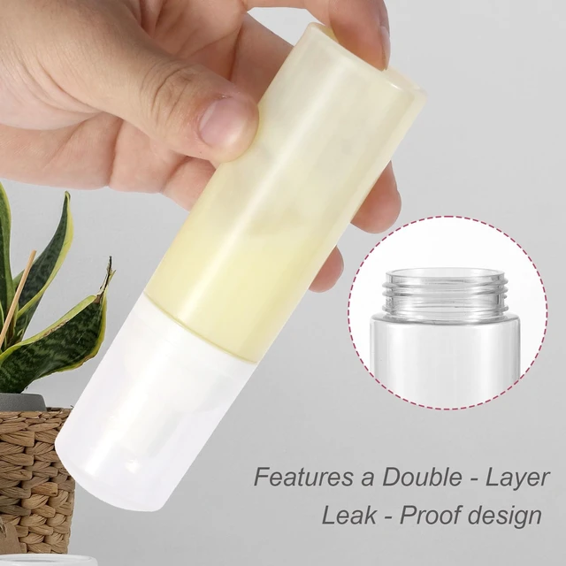 Alt view image 5 of 6 - 3pcs 2oz Small Size Mousse Plastic Travel Foam Pump Bottle Dispenser