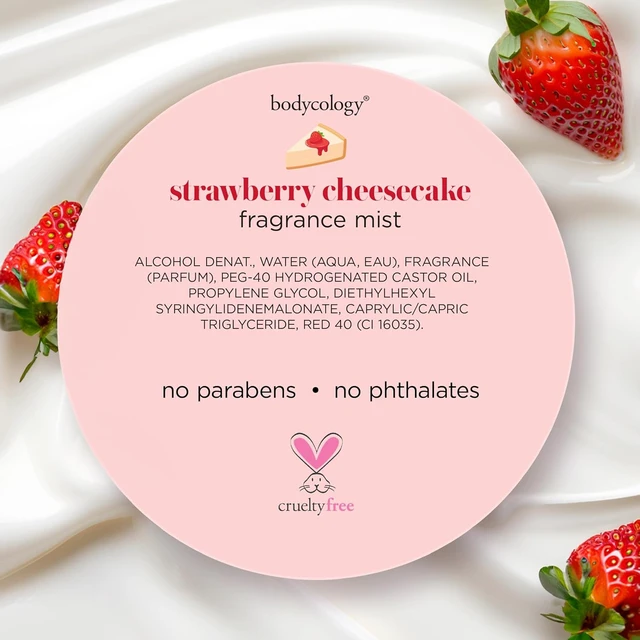 Alt view image 6 of 7 - Bodycology Long-Lasting Fragrance Body Mist, Strawberry Cheesecake, 8 fl oz