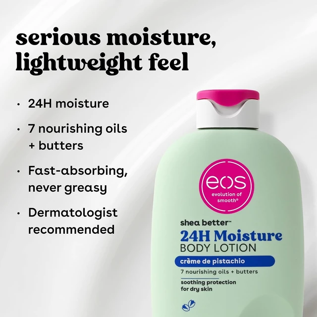 Alt view image 2 of 6 - eos Shea Better Body Lotion- Crème de Pistachio, Natural Shea, 16 fl oz