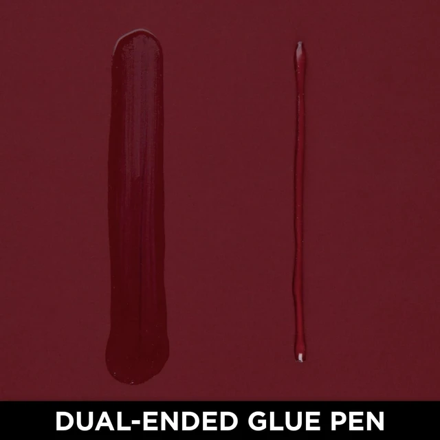 Alt view image 3 of 7 - Aleene's Fabric Fusion Glue 1.6 oz Dual-Ended Pen, Fine Tip & Sponge Tip, Nontoxic, Permanent and Washable Adhesive, Dries Flexible, Strong Bond on Fabrics, Clothing, Denim, Materials