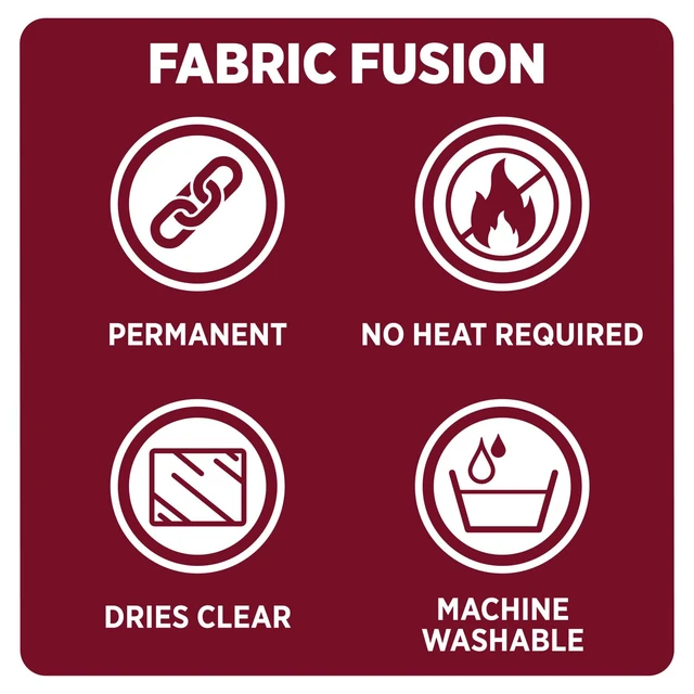 Alt view image 2 of 7 - Aleene's Fabric Fusion Glue 1.6 oz Dual-Ended Pen, Fine Tip & Sponge Tip, Nontoxic, Permanent and Washable Adhesive, Dries Flexible, Strong Bond on Fabrics, Clothing, Denim, Materials