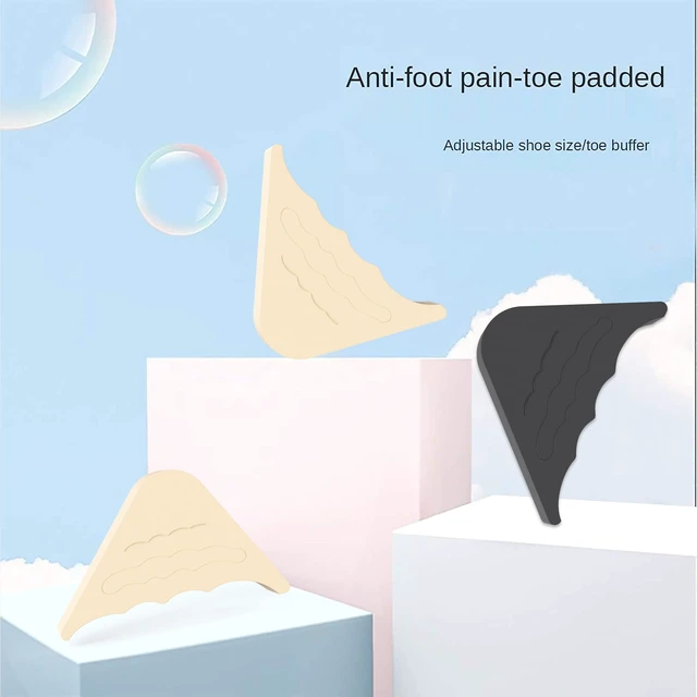 Alt view image 2 of 7 - SooGree Reusable Toe Filler Inserts,Adjustable Toe Plug Shoe Too Big Inserts for Women Men Pumps Flats Sneakers (2Pair)