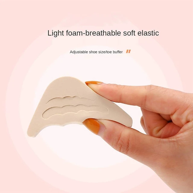 Alt view image 7 of 7 - SooGree Reusable Toe Filler Inserts,Adjustable Toe Plug Shoe Too Big Inserts for Women Men Pumps Flats Sneakers (2Pair)