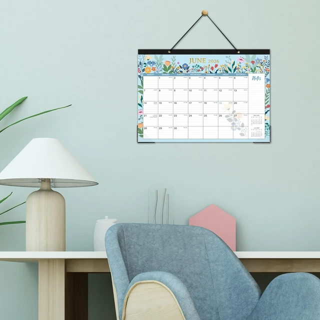 Alt view image 5 of 7 - 2026 Desk Calendar - Desk Calendar 2026, January - December, 12'' x 17'', with Large Ruled Blocks