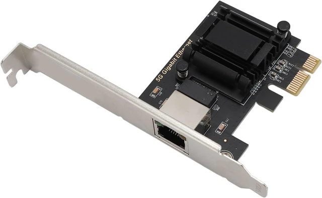 Alt view image 8 of 14 - 5Gbps PCIe Network Card, PCI Express x1 3.1 to RJ45 Ethernet Adapter Network Interface Card with PXE Boot, for Win 10 11 Linux PC