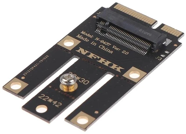 Alt view image 6 of 10 - SALE M.2 NGFF Key A+e Key A To Mini Pci-e Express Adapter For Wifi Wireless Card