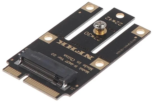 Alt view image 9 of 10 - SALE M.2 NGFF Key A+e Key A To Mini Pci-e Express Adapter For Wifi Wireless Card