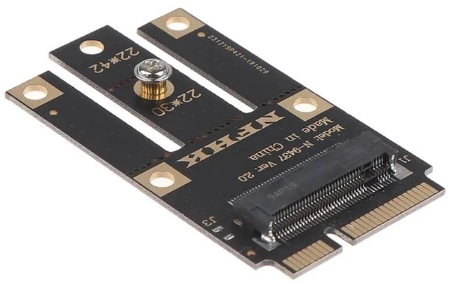 Alt view image 10 of 10 - SALE M.2 NGFF Key A+e Key A To Mini Pci-e Express Adapter For Wifi Wireless Card