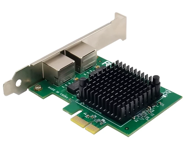 Alt view image 12 of 14 - Dual PCIe 3.1 2.5GBase-T Network Adapter with Intel I225-V / I226-V 2500/1000/100Mbps PCI Express Gigabit Ethernet NIC Card RJ45 LAN Controller for Windows 10/11 with Low Profile Bracket
