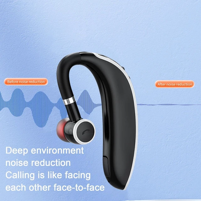 Alt view image 12 of 14 - Wireless Sports Earbuds with Earhooks Single Bluetooth Earpiece Running Over The Ear Ear Buds with Hook for Work Wireless Workout Wrap Around The Ear Earbuds Bluetooth Earphones for Sport