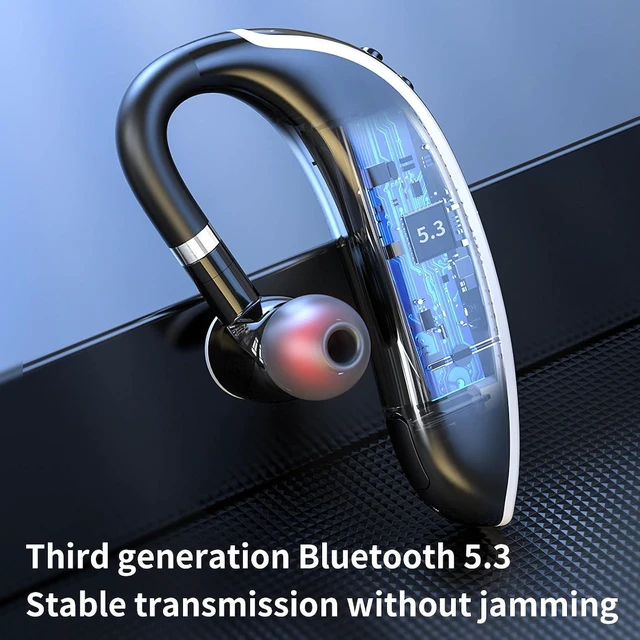 Alt view image 13 of 14 - Wireless Sports Earbuds with Earhooks Single Bluetooth Earpiece Running Over The Ear Ear Buds with Hook for Work Wireless Workout Wrap Around The Ear Earbuds Bluetooth Earphones for Sport