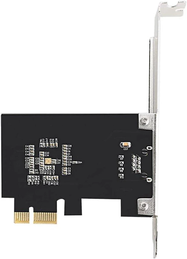 Alt view image 7 of 12 - PCIE Card 2500Mbps Gigabit Network Card 10/100/1000Mbps RTL8125 RJ45 Wired Network Card PCI-E 2.5G Network Adapter LAN Card