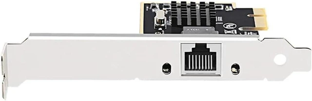 Alt view image 10 of 12 - PCIE Card 2500Mbps Gigabit Network Card 10/100/1000Mbps RTL8125 RJ45 Wired Network Card PCI-E 2.5G Network Adapter LAN Card