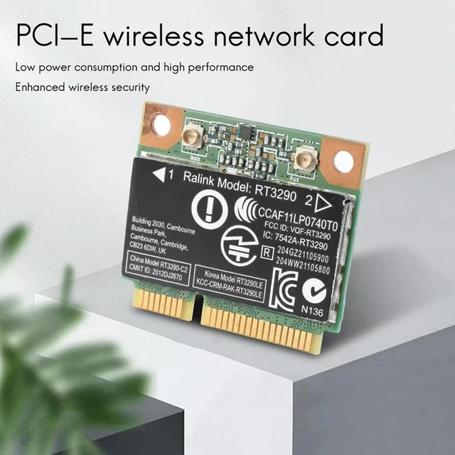 Alt view image 8 of 8 - Ruth's sister 10X RT3290 150Mbps Wi-Fi Wireless Network Card Bluetooth-Compatible For Pavilion G7-2000 Ralink 802.11B/G/N