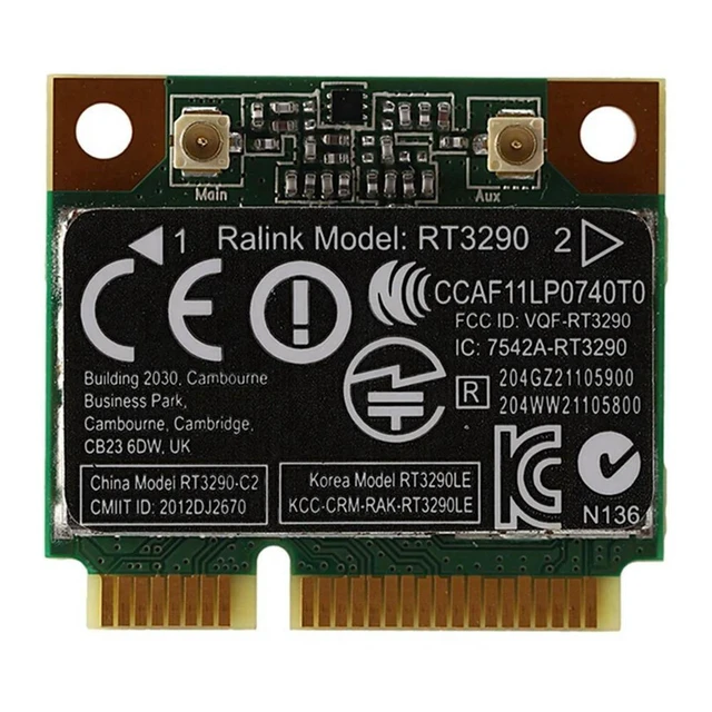 Alt view image 7 of 8 - Ruth's sister 10X RT3290 150Mbps Wi-Fi Wireless Network Card Bluetooth-Compatible For Pavilion G7-2000 Ralink 802.11B/G/N