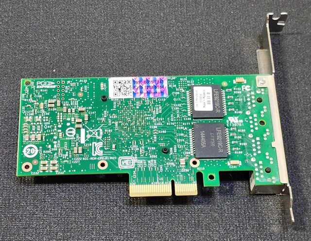 Alt view image 6 of 6 - Intel Ethernet Server Adapter I350-t4 - Pci Express X4-4 Port - 10/100/1000base-t - Internal - Fu