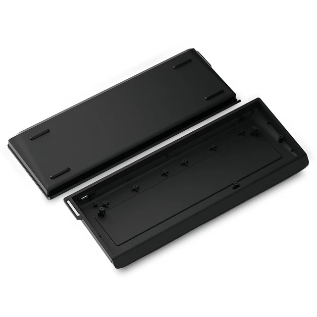 Alt view image 8 of 14 - H60 Aluminum Keyboard Case,60% Compact Customized Mechanical Gaming Keyboard Housing Compatible with Wooting60/Win60/GH60/MADLIONS MAD60HE/61Keys Barebones Keyboard DIY (Black)