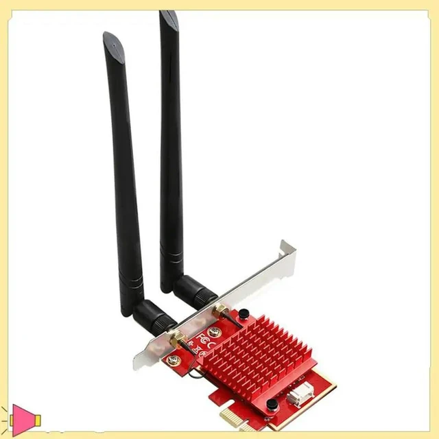 Alt view image 8 of 8 - 6 AX210 Wireless Network Adapter Pcie Wireless Network Card Tri Band 2.4G/5.0G/5.8Ghz 5374Mbps Card For Win10