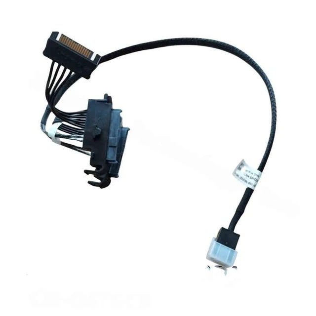 Alt view image 2 of 2 - T7920 T3240 Station Power Cable 04TGCP 4TGCP Drive A Extension Cable SFF8643 to Dual SAS Hard Drive