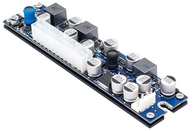 Alt view image 12 of 15 - RGEEK DC DC ATX Peak PSU 19V 200W Pico ATX Switch Mining PSU 24pin MINI ITX DC to ATX PC Power Supply For Computer