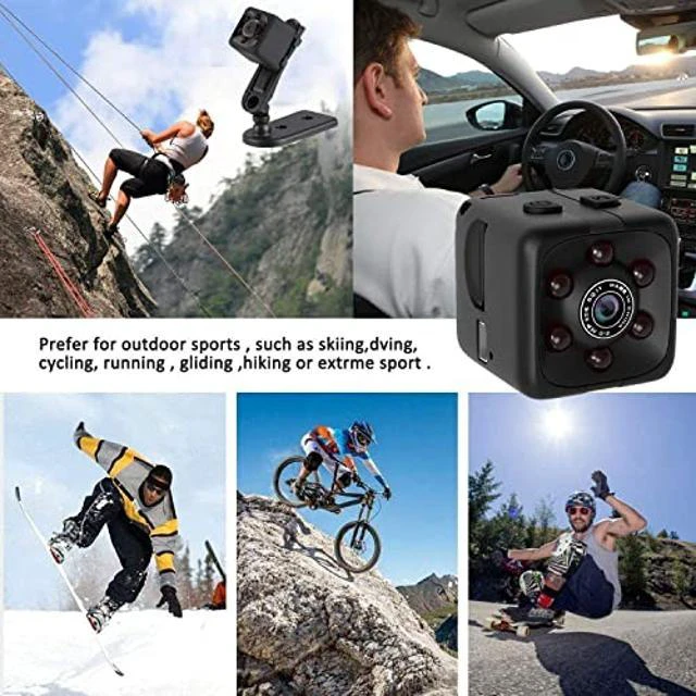 Alt view image 9 of 10 - Mini Spy Camera Include 32G SD Card Hidden Camera HD Audio and Video Recording, Night Vision Motion Detection, Surveillance Camera Small Dog Camera Nanny Cam Baby Monitor Home Security Camera