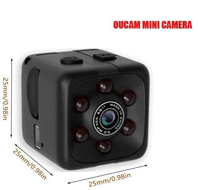 Alt view image 8 of 10 - Mini Spy Camera Include 32G SD Card Hidden Camera HD Audio and Video Recording, Night Vision Motion Detection, Surveillance Camera Small Dog Camera Nanny Cam Baby Monitor Home Security Camera
