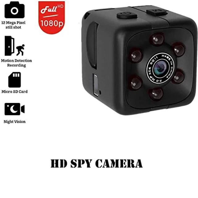 Alt view image 10 of 10 - Mini Spy Camera Include 32G SD Card Hidden Camera HD Audio and Video Recording, Night Vision Motion Detection, Surveillance Camera Small Dog Camera Nanny Cam Baby Monitor Home Security Camera