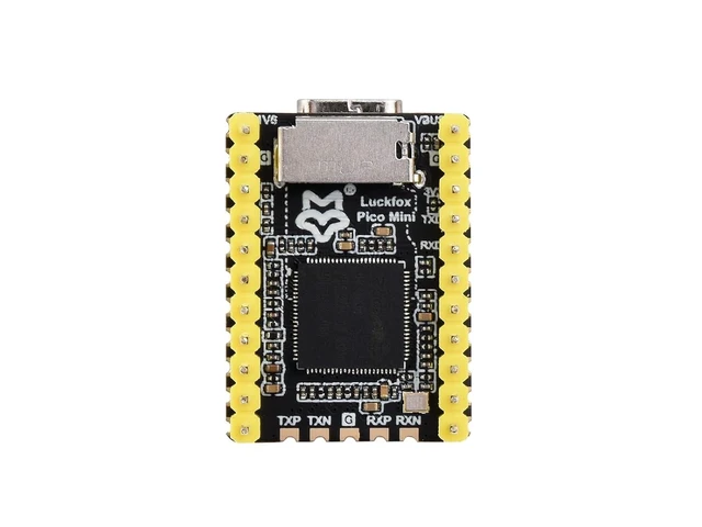 Alt view image 8 of 14 - Luckfox Pico Mini RV1103 Linux Micro Development Board, Integrates ARM Cortex-A7/RISC-V MCU/NPU/ISP Processors with Flash, with Pre-soldered Header
