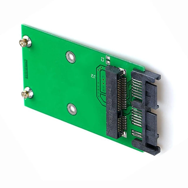 Alt view image 8 of 14 - 50Pin Mini PCI-E mSATA SSD to Micro SATA 7+9P 16Pin PCBA Conveter Adapter 6Gbps PCBA Card Enclosure Without Case