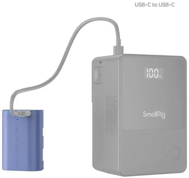 Alt view image 12 of 14 - WISDUM SmallRig LP-E6NH 17.28Wh 7.2V 2400mAh USB-C Rechargeable Lithium-Ion Battery for Camera