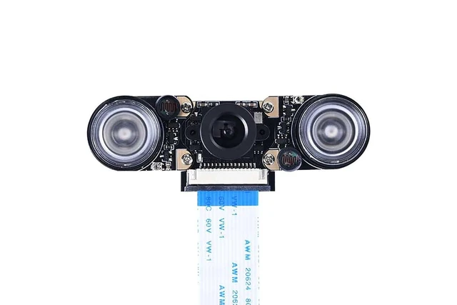 Alt view image 8 of 12 - OV5647 Camera Module for Raspberry Pi 5MP 75° FOV Fisheye HD Lens Camera with Infrared Lamp Fixed Focus Max 2592x1944 Resolution