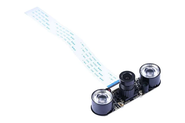 Alt view image 9 of 12 - OV5647 Camera Module for Raspberry Pi 5MP 75° FOV Fisheye HD Lens Camera with Infrared Lamp Fixed Focus Max 2592x1944 Resolution