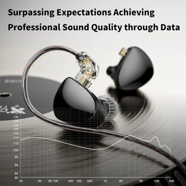 Alt view image 13 of 14 - TRN MT5 Earphone Dual Dynamic Driver in Ear Monitors Headphones (Silver, with mic)