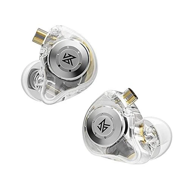 Alt view image 8 of 14 - G.K EDX Pro Upgrade Dual Magnetic Circuit Dynamic In Ear Monitor Headphones HiFi Bass Sports Noise Reduction Headphones (White, No Mic)