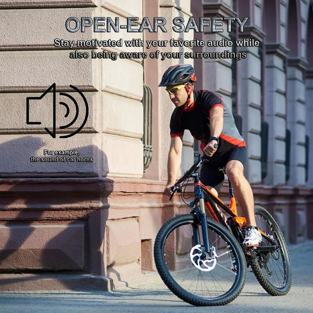 Alt view image 10 of 14 - Outside Open Ear Earbuds Ows Hanging Earphones 5.4 Bluetooth Out Of Ear Open Ear Headphones Outside The Ear Wireless Ear Hanging Bluetooth Headset Bone Conduction Headphones Earbuds Open Over Ear Buds